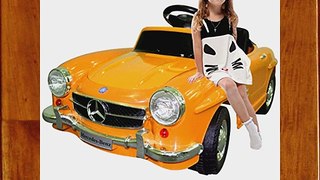 Yellow Mercedes Benz 300sl Amg Rc Electric Toy Kids Baby Ride on Car