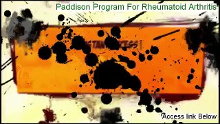 Paddison Program For Rheumatoid Arthritis 2014 (legit review + download link)