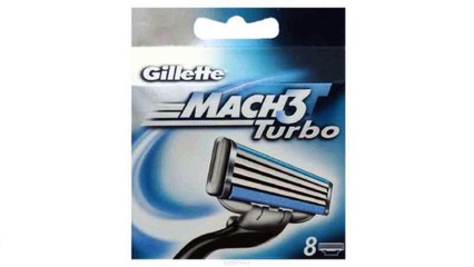 Сменные кассеты для бритья Gillette Mach 3 Turbo, 8 шт.