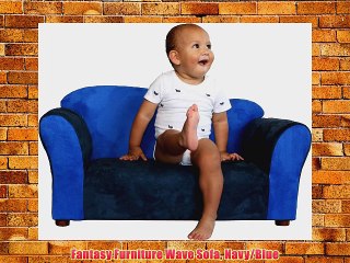Fantasy Furniture Wave Sofa Navy/Blue