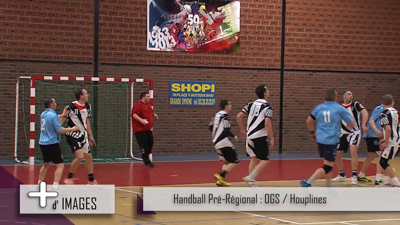 Ogs Handball houplines 2013 mickael Merlen -fredéric canonne - vincent dequeker - medhi khaous - joh top- samuel merlen