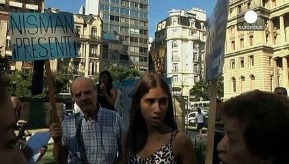 Demonstranten fordern Gerechtigkeit im Fall Nisman