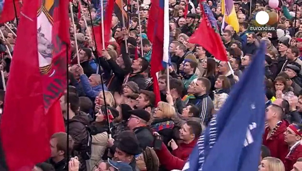 Putin gibt den Ton an: Russland feiert Krim-Angliederung