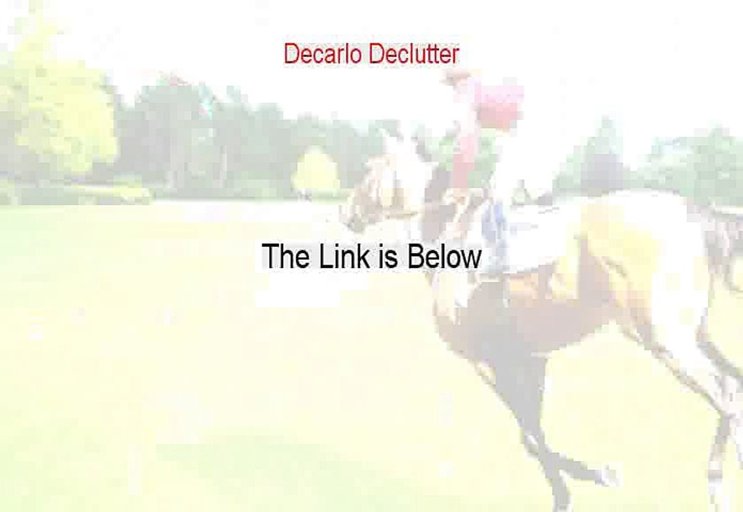 Decarlo Declutter PDF [Legit Download]