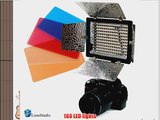 LimoStudio 160 LED Photography Light with Barndoor for Digital Camera or Digital Video Camcorder