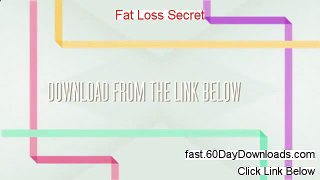 Fat Loss Secret By Dr. Suzanne Gudakunst - Fat Loss Secret Diet