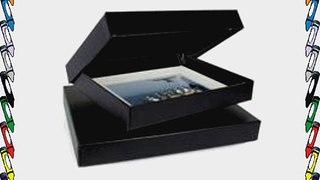 Archival Methods Onyx 20 x 24 x 2 Portfolio Box 20.25 x 24.25 Black Buckram / Black Lining.