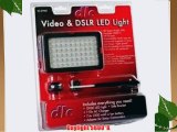 Adorama DLC DSLR and Video Shoe Mount LED Light Kit with 60 Super Bright LEDs 5300 Lux 5600