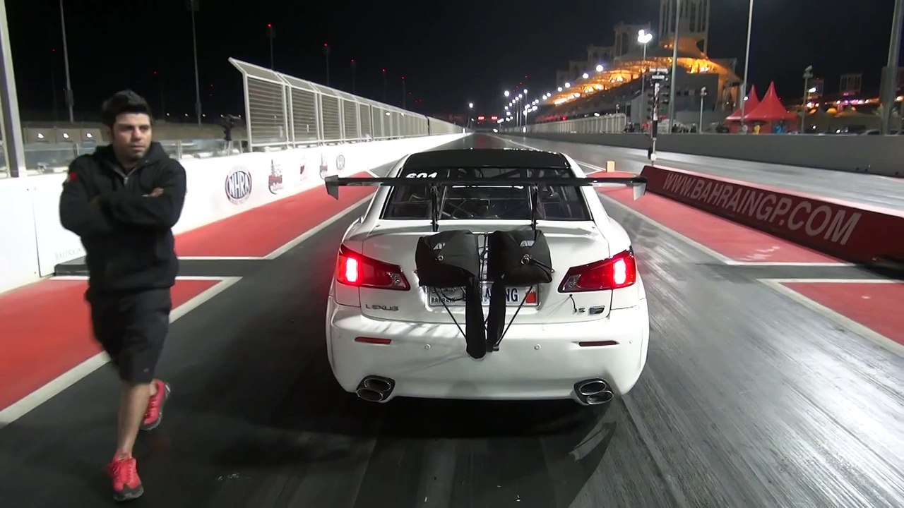 Accident terrible avec une Lexus ISF Twin Turbo