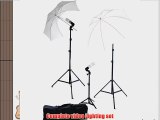 ePhoto Photography Video Portrait Studio Light Kit Photo Umbrella Continuous Lighting Kit with