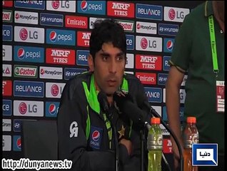 Dunya News-World Cup 2015: Misbah-ul-Haq not Ready for Final Farewell