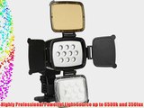 Polaroid Professional High-Power 10 LED 15W Video Light For Camcorders Digital Cameras