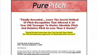 Pure Pitch Method