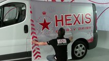 Hexis Araç Kaplama Folyosu Kıvrımlı bölgelerde uygulanması(HD)