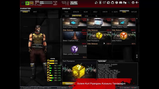 Kurt Piyangosu Kutusu Tanıtımı - Wolfteam Joygame