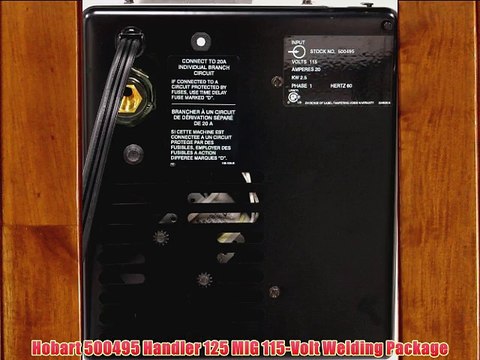 Hobart 500495 Handler 125 MIG 115-Volt Welding Package