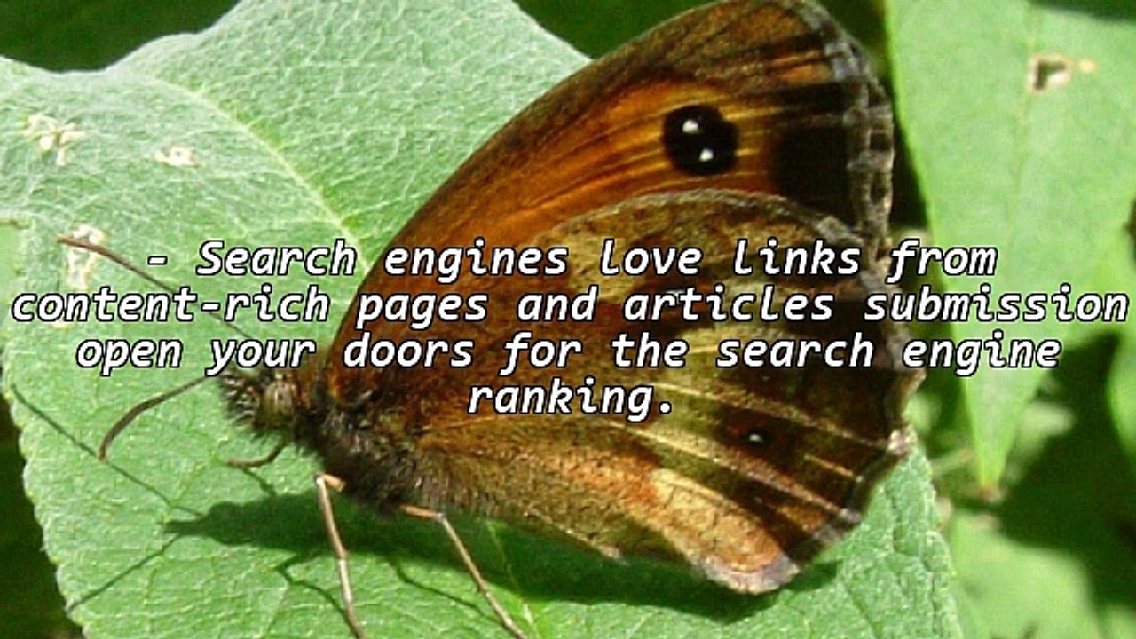 Article Submissions are an important tool for Search Engine Optimization.