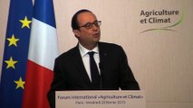 07. Agriculture et changement climatique - 20.02.15 - François Hollande