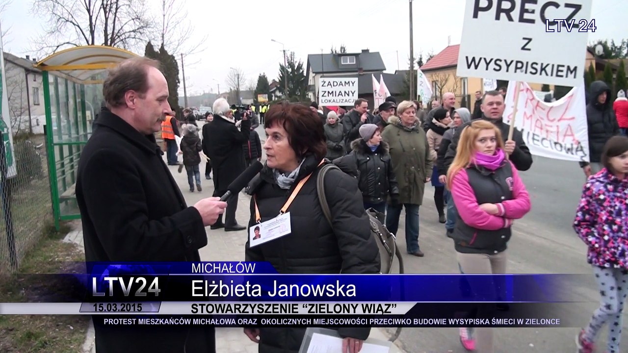 Protest w Michałowie