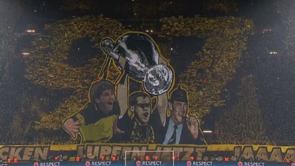 Découvrez le magnifique tifo lors de Dortmund-Juve