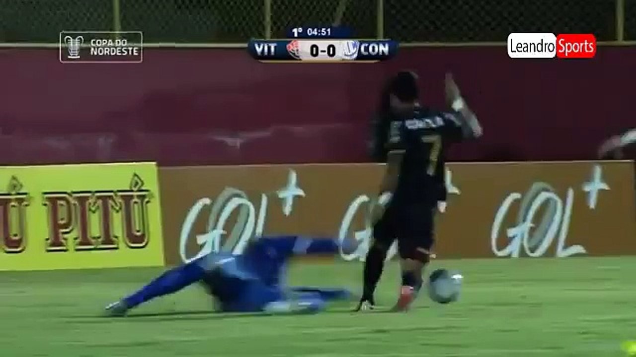 Vitória 2 x 0 Confiança - Copa do Nordeste 18_03_2015‬ - Gols, HD