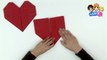 Origami Heart - Kids Craft - HOW-TO videos