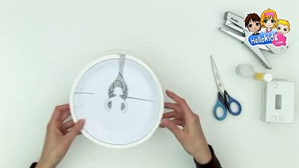 How to make an Angel from a paper plate - Kids Craft