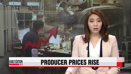 Korea's producer prices up 0.1% in February m/m