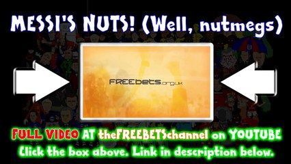 Lionel Messi's Nuts! (Nutmegs Barcelona vs Man City and Joe Hart saves) Champions League 1-0 2015‬ - HD