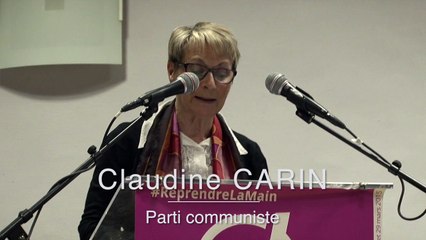 Bayeux : Claudine Carin en meeting Elections départementales