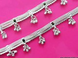 Handmade Beautiful Silver Fashion Anklet Jewelry From India