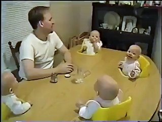 Newborn quadruplets-funny cute babies