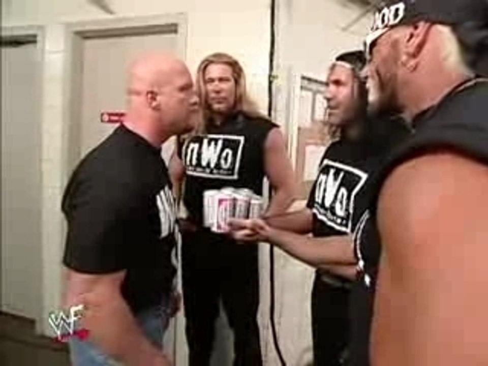 austin backstage segment with the nwo