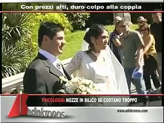 psicologia nozze a rischio se costano troppo