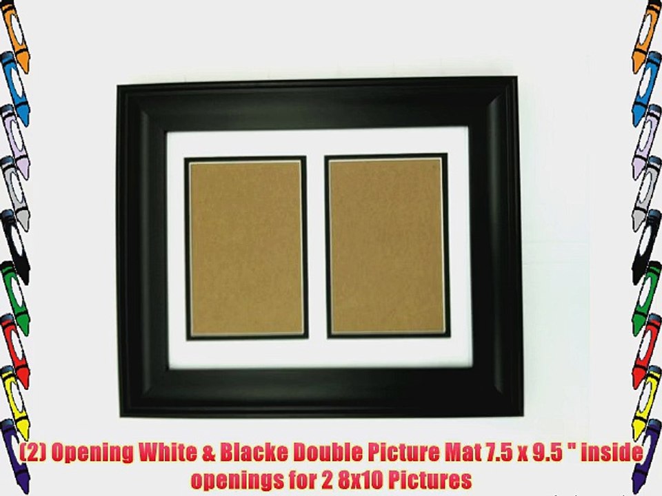 16x20 Black Frame with White