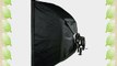 CowboyStudio 24 x 36 Inches Photography Studio Flash Speedlite Softbox with GAD L Mount Bracket