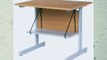 Computer Desk Height Adjustable Table 30x24 - Oak