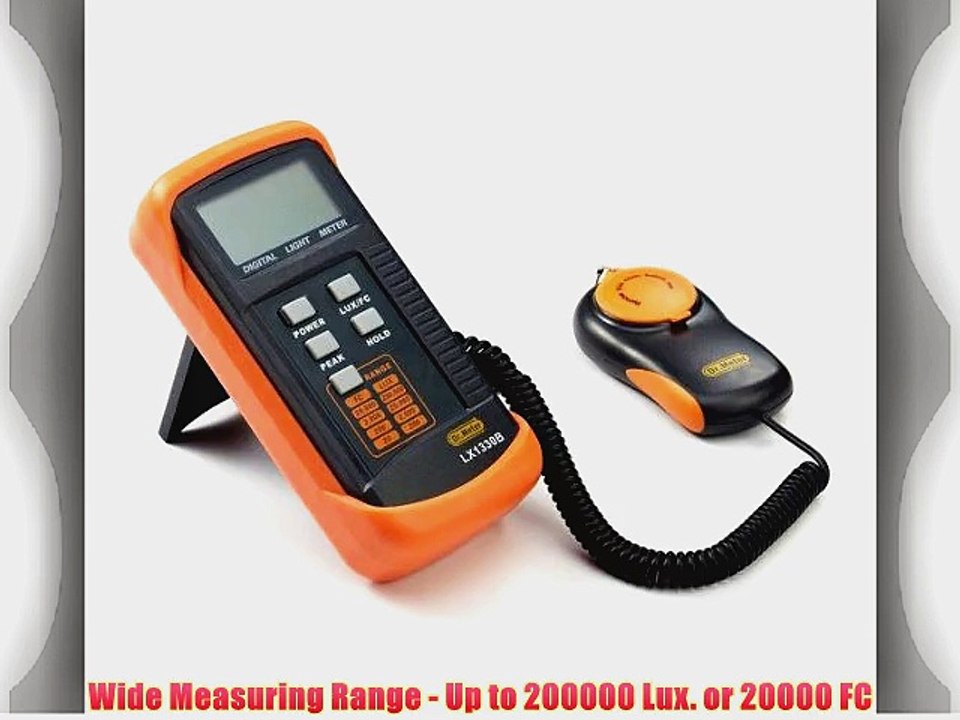 Dr.Meter New Digital Light Meter 0.1 Lux - 200000 Lux Tester FC Photo Camera Luxmeter