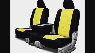 Custom Seat Covers Chevy Silverado 402040 Yellow Neoprene Fabric