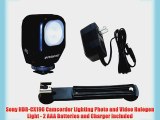 Sony HDR-CX190 Camcorder Lighting Photo and Video Halogen Light - 2 AAA Batteries and Charger
