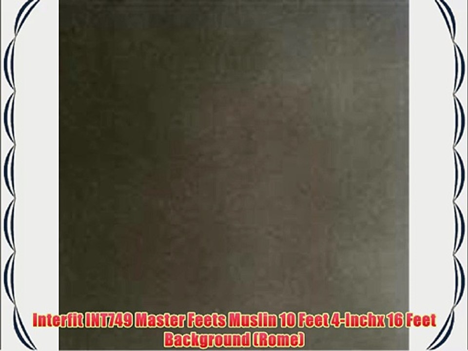 Interfit INT749 Master Feets Muslin 10 Feet 4-Inchx 16 Feet Background (Rome)