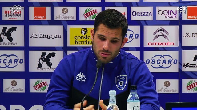 Bastia-Guingamp : Conf. d'avant-match de G. Cioni