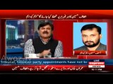 Intensive Fight Between Shaukat Yousafzai(PTI) & Asif Hasnain(MQM) On Calling Altaf Hussain A Terrorist In A Live Show
