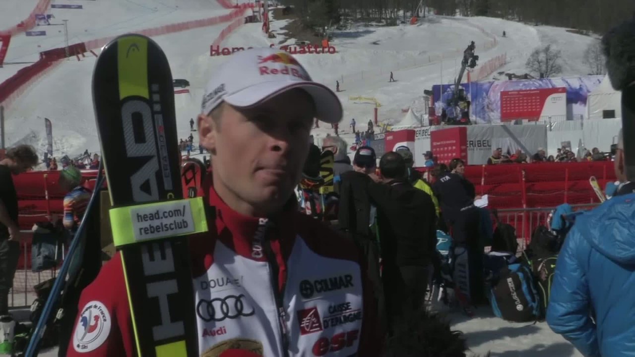 Ski alpin - CM : Pinturault «Pas mon but d'être troisième»