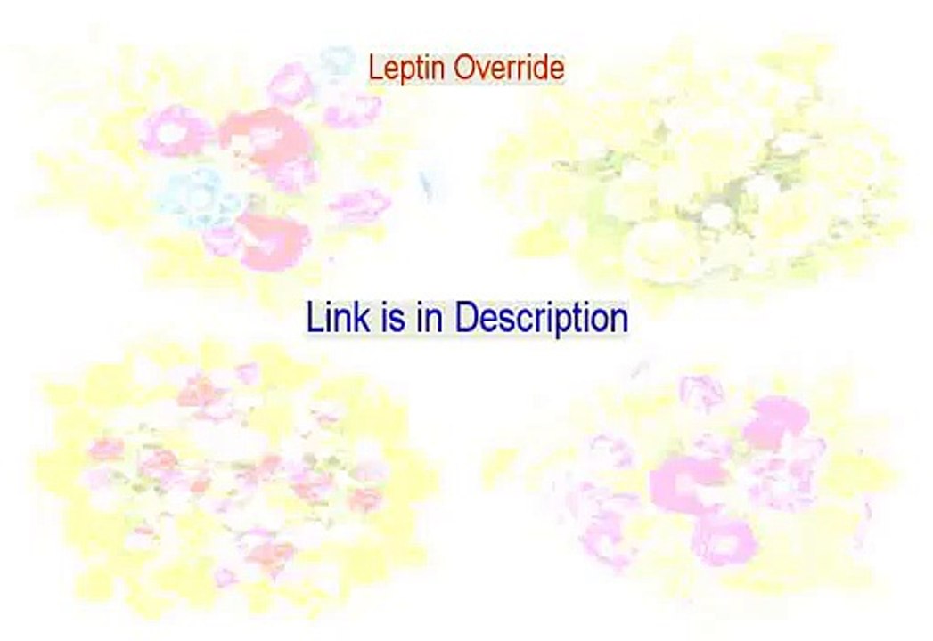 Leptin Override Reviews - leptin metabolic override 2015