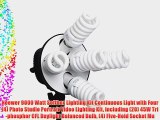 Neewer 9000 Watt Softbox Lighting Kit Continuous Light with Four(4) Photo Studio Portrait Video