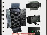ePhoto LED500A 500 LED Dimmable Light Panel with 4 Bank Switches