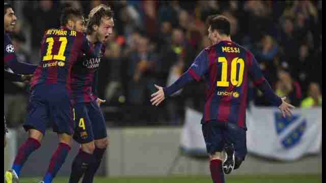 La magia de Messi marca el pase del Barça a cuartos de la Champions