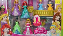 Magic Clip Dolls Disney Princess  Cinderella Ariel Sleeping Beauty Rapuzel Tiana Belle
