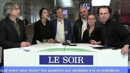 Débat avec les quatre candidats en lice à la co-présidence d'Ecolo